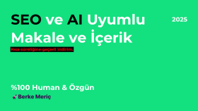 SEO ve AI uyumlu içerikler yazarım