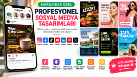 markanıza özel profesyonel sosyal medya tasarımları yaparım