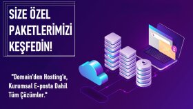 size domain hosting kurumsal e posta oluşturabilirim