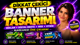dikkat çekici reklam ve banner tasarımları hazırlarım