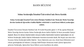 her konuda basın bülteni hazırlayabilirim