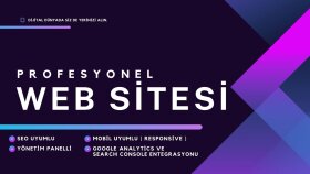 sizin için  ihtiyacınıza uygun web sitesi kurabilirim
