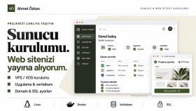 sunucu kurulumu yapar, web sitenizi yayına alırım
