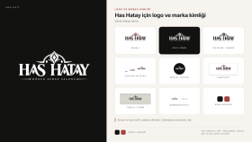 Has Hatay Döner Kebap Salonu için logo ve marka kimliği