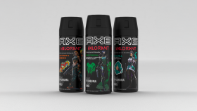 Axe/Valorant Deodorant Packaging Design and 3D Modeling