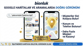 google haritanızı oluşturur ve aramalarda çıkmasını sağlarım