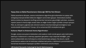 Yapay Zeka ve Dijital Pazarlamanın Geleceği (SEO Blog)