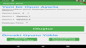 Game Atm - Masa Oyunları İçin Kasa Uygulaması