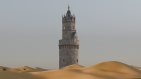 Çöl Ortasındaki Runder Turm