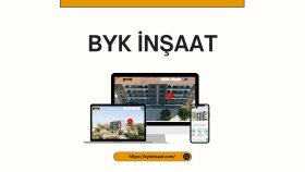 BYK İnşaat İçin Hazırladığımız Tanıtım Sitesi Projemiz