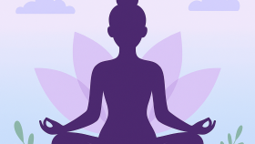 huzurlu meditasyon sesi ile seslendiriyorum
