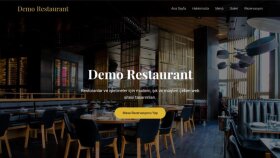 Modern Restoran Web Sitesi Tasarımı (Demo)