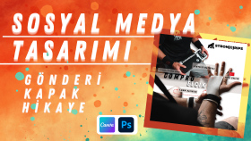 Sosyal medya ve reklamlarınız için grafik tasarım!