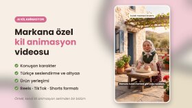Konuşan Kil Karakter – Tarif Animasyonu