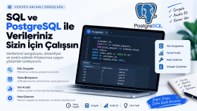 SQL ve PostgreSQL ile veri sorgulama ve analiz yaparım