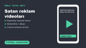 ürününüz için satış odaklı reklam videoları hazırlarım