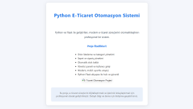 python ile kullanışlı otomasyonlar yapabilirim