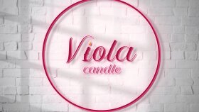 Viola Candle