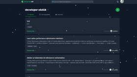 Yazılımcılar için oluşturulan forum sayfası.