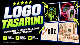 markanıza minimalist ve profesyonel bir logo tasarlarım