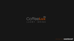 coffeeLux - Logo Tasarım Konsepti