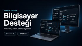 bilgisayar alanında teknolojik destek sağlarım