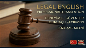 ingilizce hukuki ve akademik metin tercümesi yapabilirim