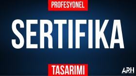 sertifika ve başarı belgesi tasarlıyorum
