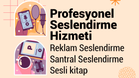 reklam metinlerinizi seslendirebilirim