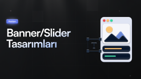Premium banner/slider tasarımları yaparım