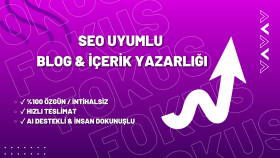 SEO uyumlu blog ve sosyal medya içerikleri yazabilirim