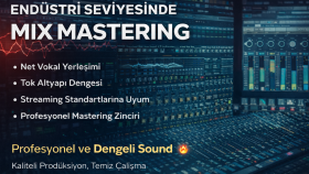profesyonel olarak mix mastering yapabilirim