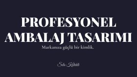 markanız için profesyonel ambalaj tasarımı yaparım