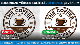 logolarınızı vektörel çizimle yeniden oluştururum