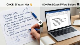 el yazısı metinlerinizi Word formatında yazabilirim