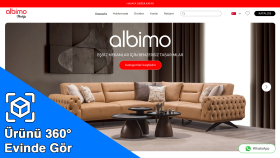Kamera ile "ÜRÜNÜ EVİNDE GÖRME" Özellikli Mobilya Websitesi