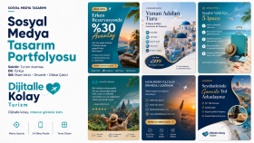 Dikkat Çeken Turizm Sosyal Medya Tasarımları