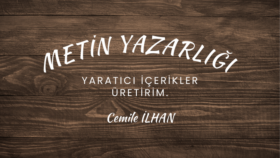 yaratıcı metinler oluştururum