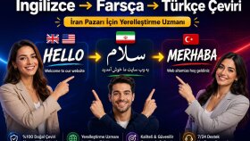 ana dili Farsça olan bir uzman olarak İngilizce pazarlam