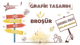 el ilanı, broşür ve afiş tasarımı yaparım