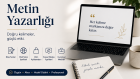 SEO uyumlu ve profesyonel metin yazarlığı yapıyorum