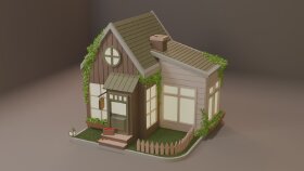Low Poly Ev Tasarımı
