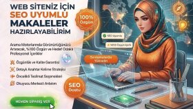 web siteniz için seo uyumlu makaleler hazırlayabilirim