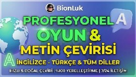 Profesyonel Metin Çevirisi & Akıcı Yerelleştirme Hizmetleri