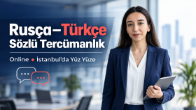 Rusça-Türkçe/ Türkçe-Rusça sözlü tercümanlık yapabilirim