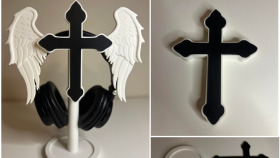 Cross Kulaklık Standı – Özgün 3D Baskı Tasarımı