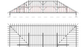 çatı detaylarını AutoCAD üzerinden çizerim