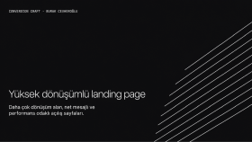 yüksek dönüşümlü landing page tasarlayıp kodlayabilirim