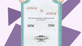Davetiye  tasarımı  