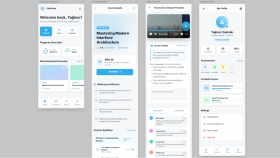 Online Eğitim & Kurs Uygulaması - UI/UX Tasarımı